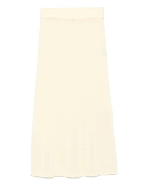 Totême  Natural Knitted Skirt