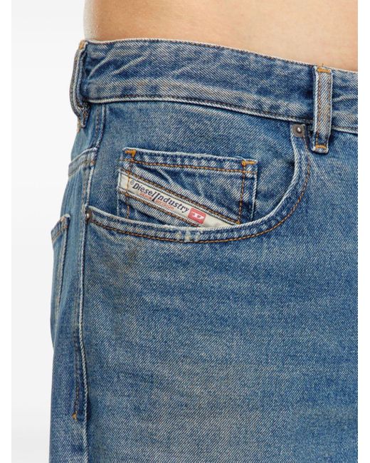 DIESEL 2001 D-Macro Straight-Leg-Jeans in Blue für Herren