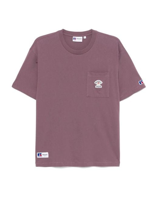 Chocoolate Purple Pocket T-Shirt for men