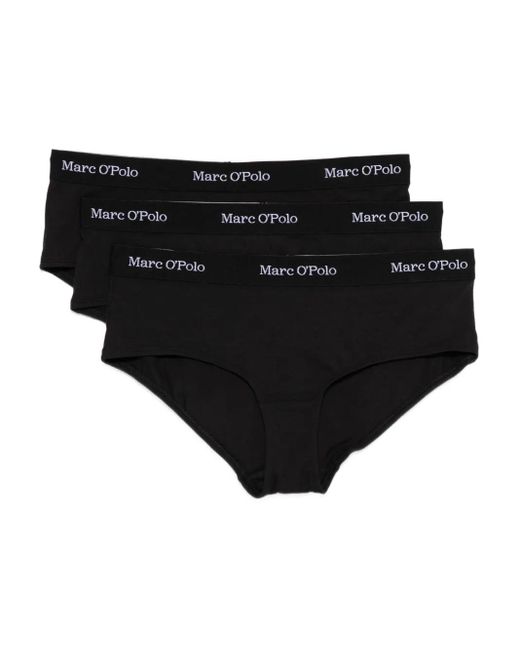 Pack de tres bragas Lola Marc O' Polo de color Black