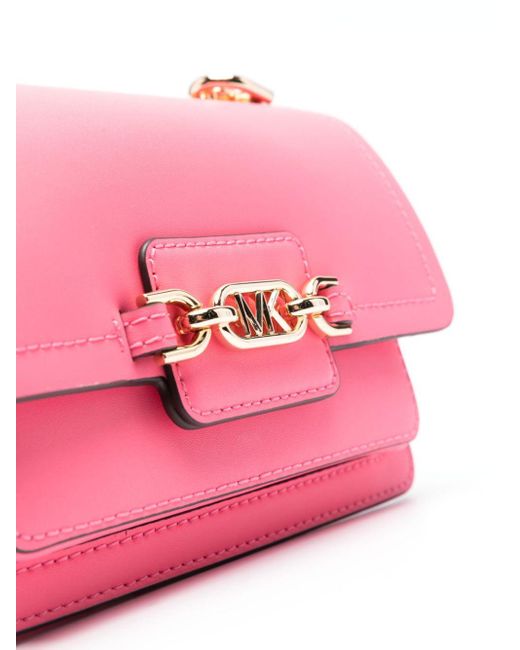 MICHAEL Michael Kors Pink Small Heather Leather Bag