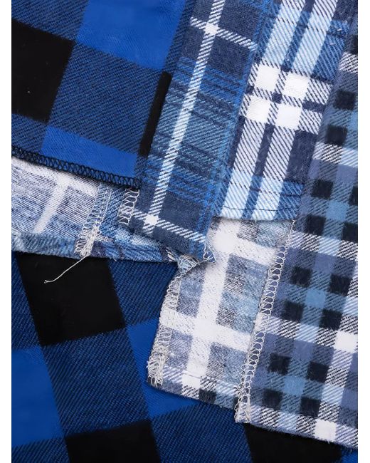 Needles Overhemd Met Patchwork in het Blue voor heren