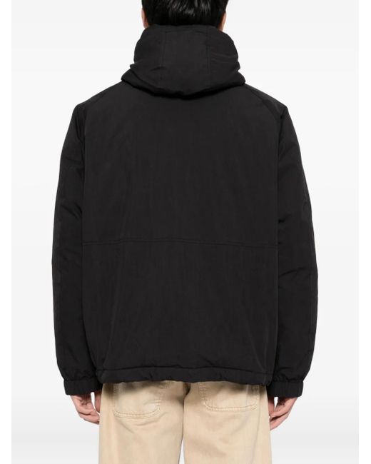 Chocoolate Black Logo-Patch Jacket for men