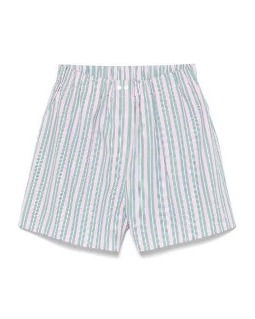 Forte_forte Blue Striped Shorts