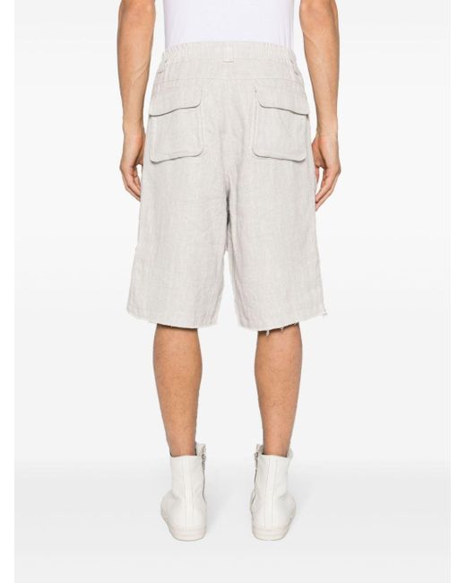 M I S B H V Cargo-Shorts aus Leinen in White für Herren
