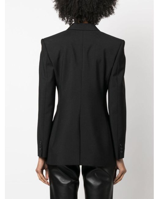 Givenchy Black Concealed Single-Breasted Blazer