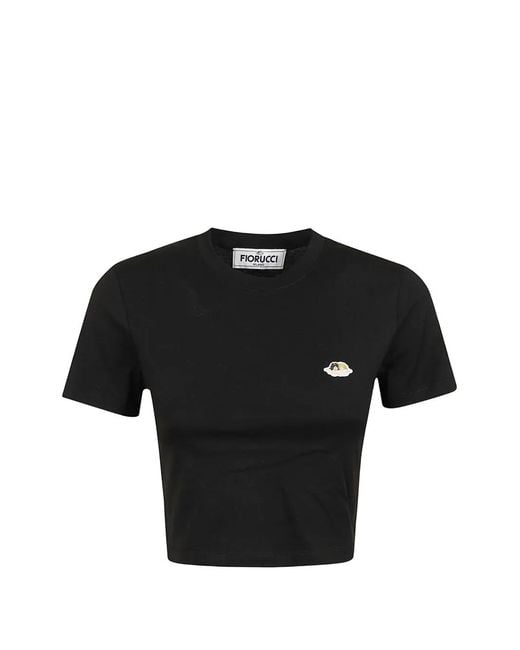 Fiorucci Black Angels-Patch T-Shirt
