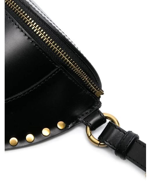 Isabel Marant Black Mini Leather Belt Handbag