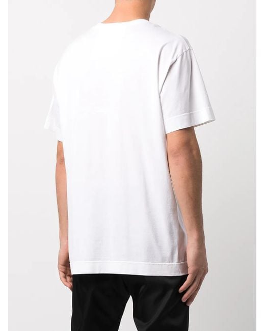 Givenchy Black Graffiti-Print Cotton T-Shirt for men