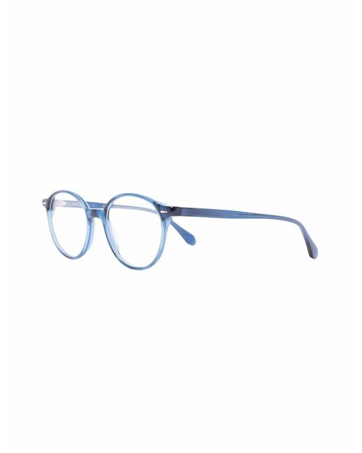 Gigi Studios Blue Round-Frame Glasses