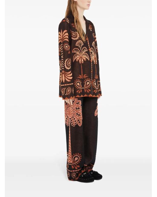 Alanui Brown Wild Wonder Shirt