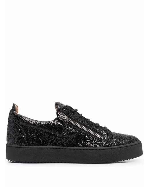 zanotti femme noir paillette