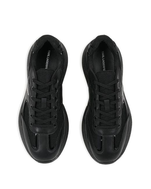 Zapatillas con cordones Karl Lagerfeld de hombre de color Black