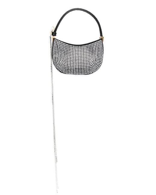 Magda Butrym White Crystal-Embellished Shoulder-Bag