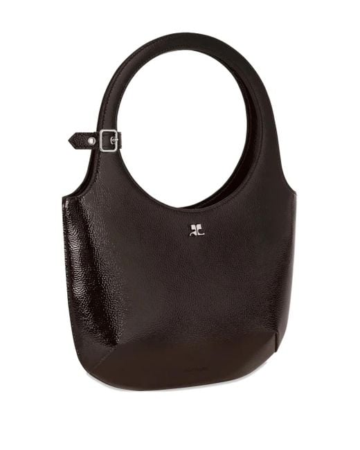 Borsa A Spalla Holy di Courreges in Black