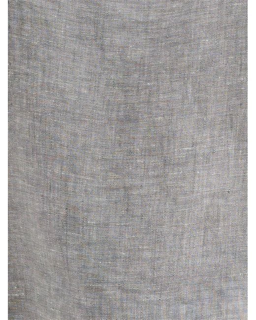 Eres Gray Gentille Square-Neck Top