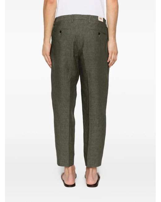 Briglia 1949 Green Pantalon Portobellos En Lin for men