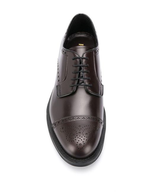 Prada Leer Oxford Veterschoenen in het Bruin voor heren - Bespaar 3% - Lyst