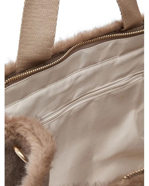 Liu Jo Brown Large Teddy Tote Bag