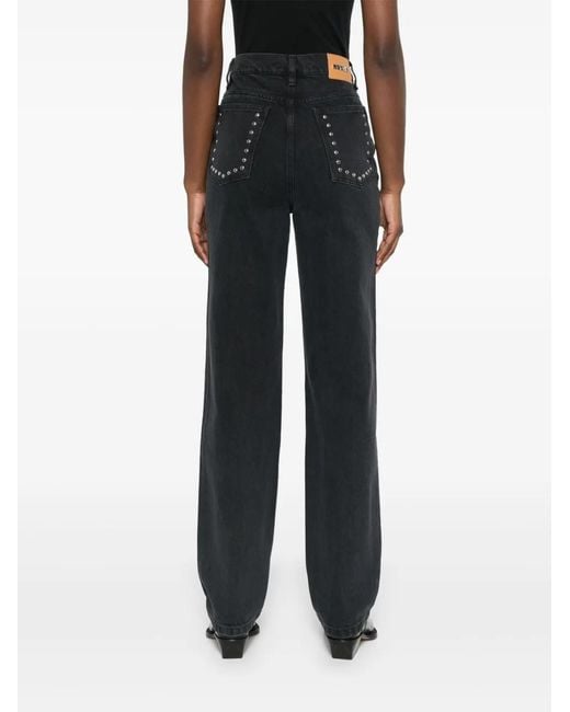 ROTATE BIRGER CHRISTENSEN Blue High-Rise Jeans