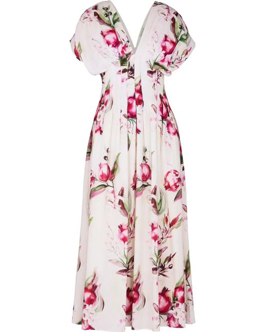 Nicholas Pink Sonya Midi Dress