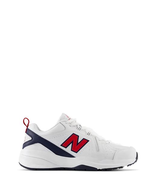 New Balance White Mx608V5 Logo Detail Sneakers for men