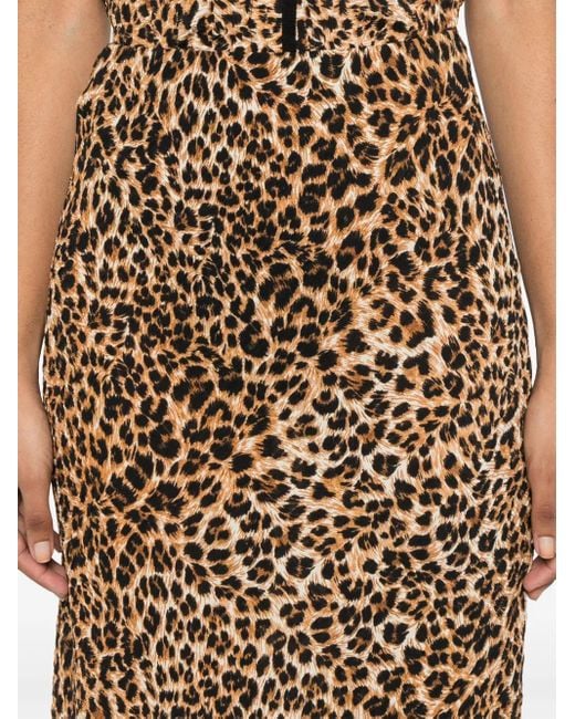 Falda midi Zarina Nanushka de color Natural
