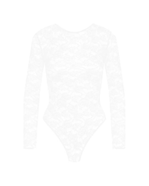 Body À Manches Longues Flashback Maison Close en coloris White
