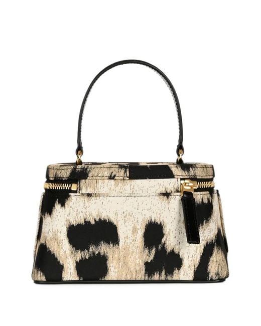 Givenchy Black Leopard-Print Tote Bag