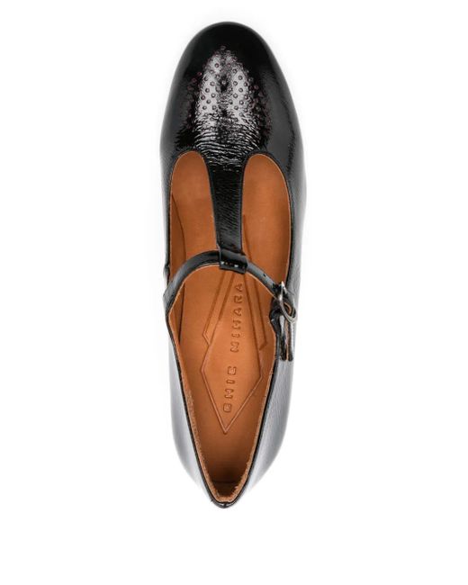 Zapatos Madame de charol con tacón de 80 mm Chie Mihara de color Black