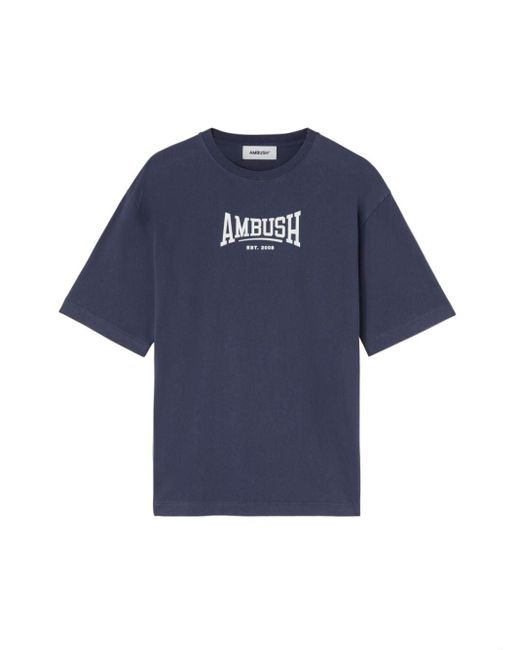 Camiseta con logo estampado Ambush de hombre de color Blue