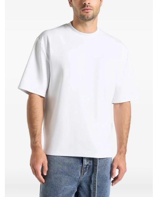 Manière De Voir Paul T-Shirt mit rundem Ausschnitt in White für Herren