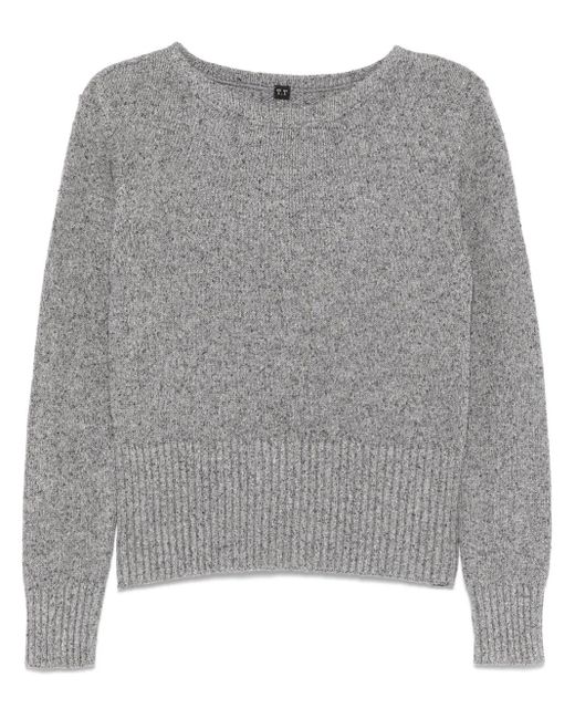 TAIGA TAKAHASHI Gray Silk Sweater for men