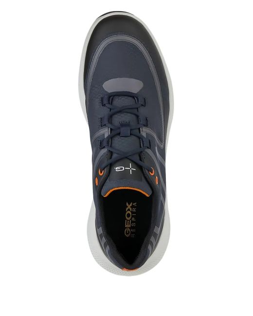 Geox Blue Pg1X Mesh-Panel Sneakers for men