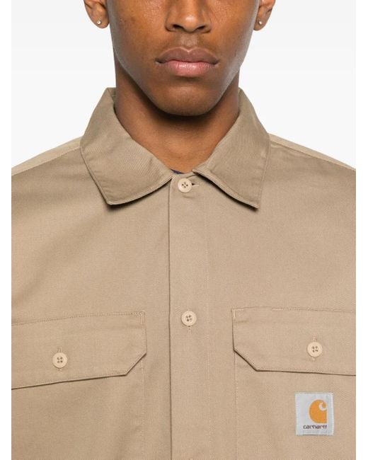 Carhartt Natural Logo-Patch Shirt for men