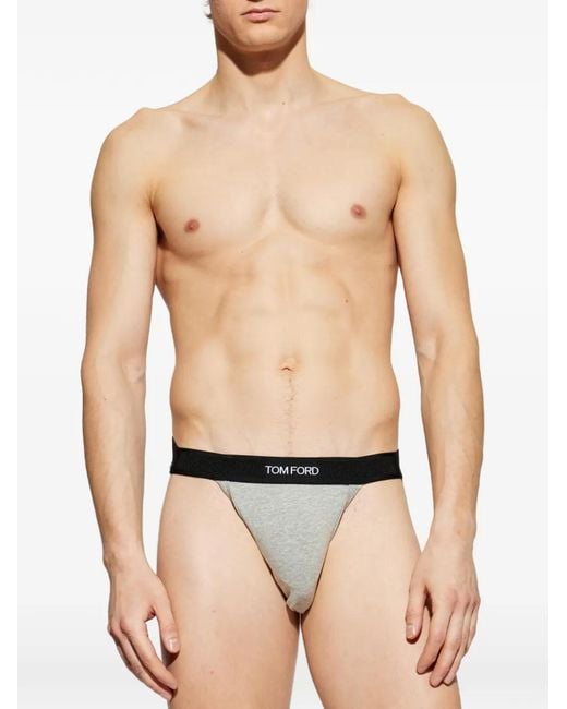 Tom Ford Katoenen Slip in het Black voor heren