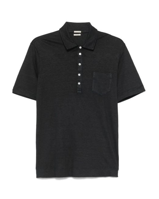 メンズ Massimo Alba Filicudi ポロシャツ Black