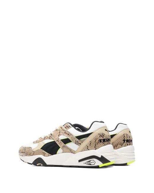 PUMA White Lace-Up Sneakers for men