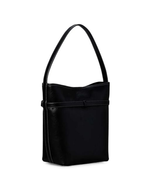 Calvin Klein Black Sac Seau À Coutures Contrastantes