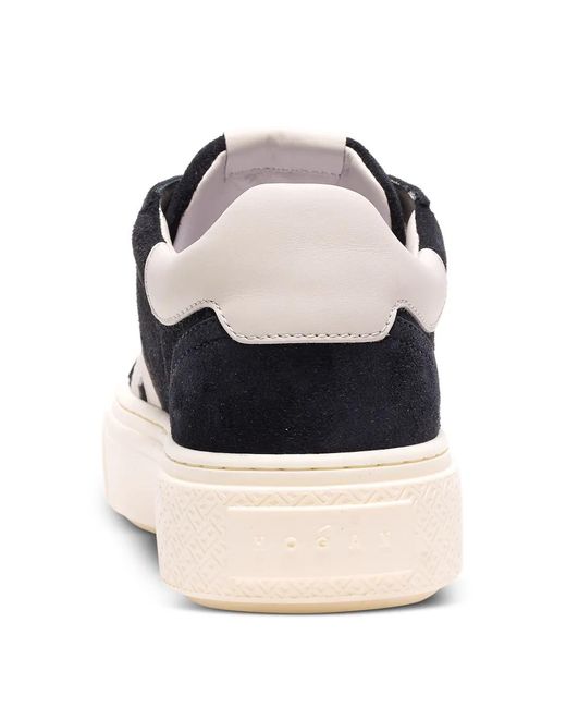 Hogan White Crosswind Round-Toe Platform Sneakers
