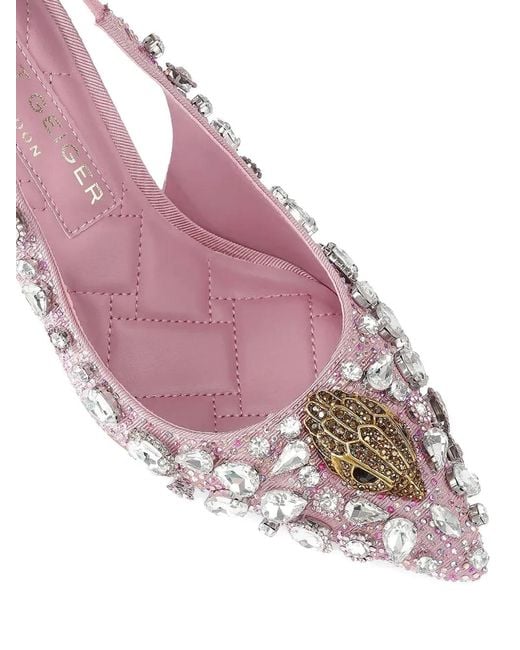 Kurt Geiger Pink Escarpins Belgravia À Ornements