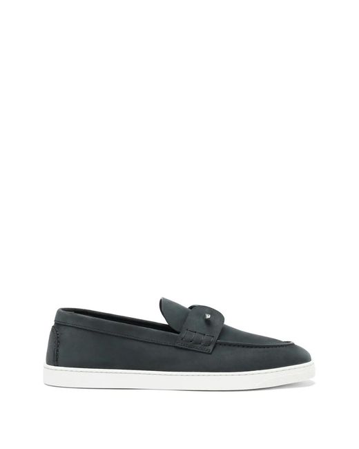 Scarosso Blue Coline Metal-Detail Loafers