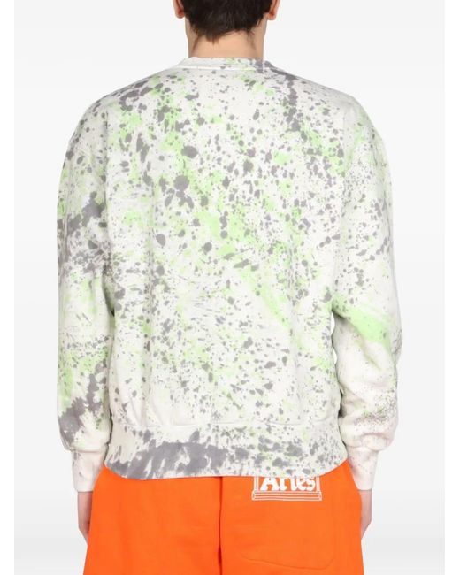 Sudadera Con Eslogan Aries de color Green