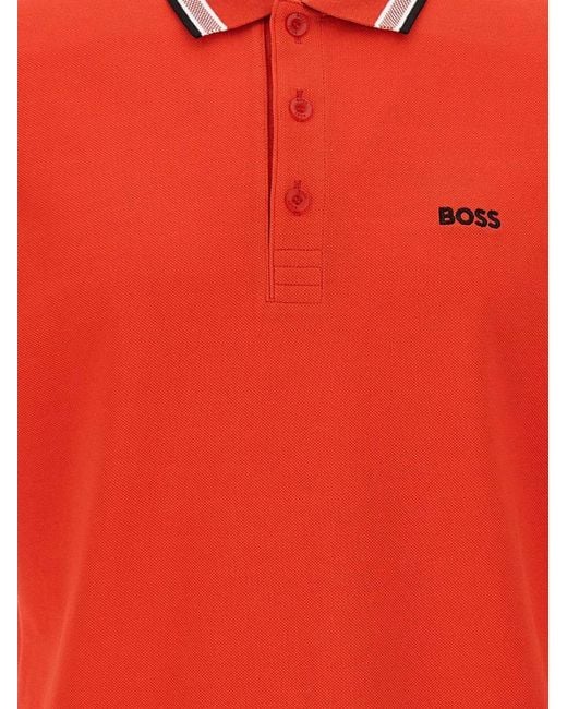 Boss Red Paddy Polo Shirt for men