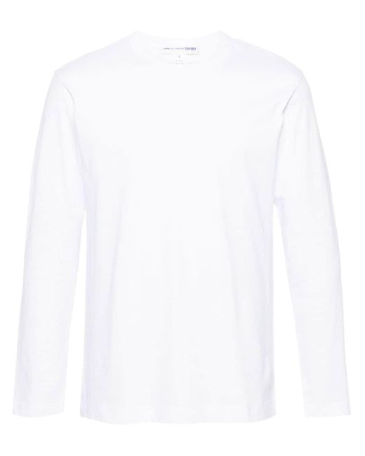 メンズ Comme des Garçons ロゴ Tシャツ White