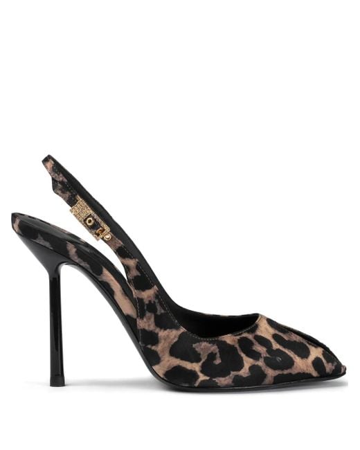 Le Silla Black 100Mm Clivage Pumps