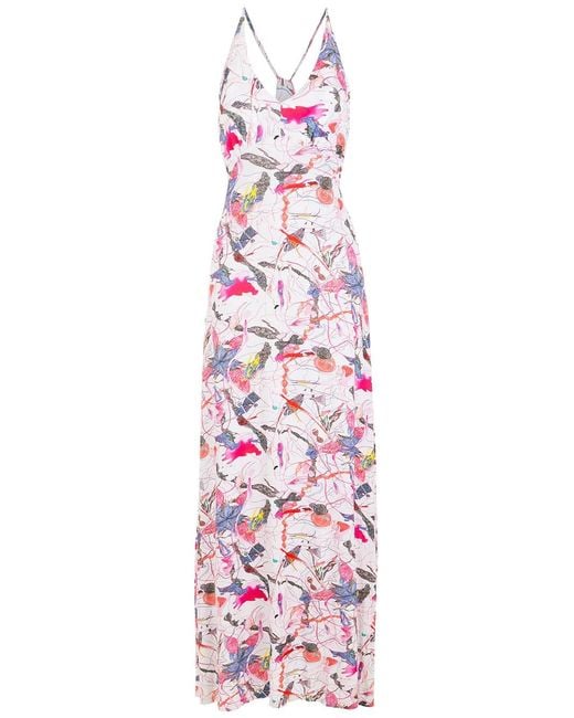 Amir Slama Multicolor Abstract-Print Maxi Dress