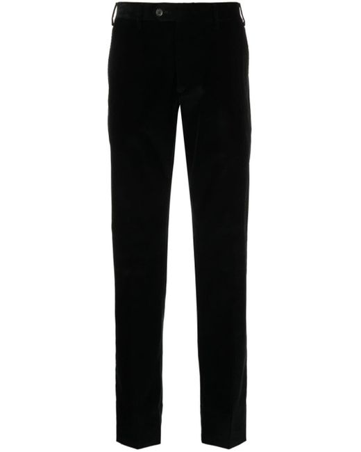 Pantalon chino slim en velours côtelé Corneliani pour homme en coloris Black