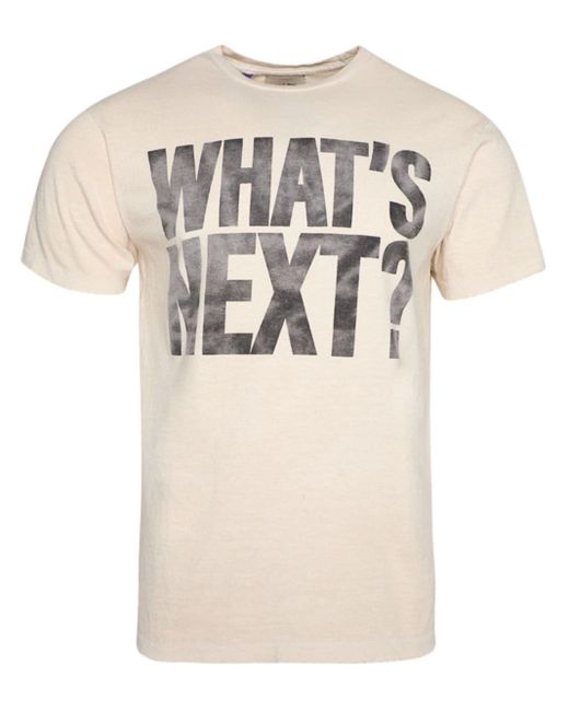 GALLERY DEPT. Natural Whats Next Cotton T-shirt for men