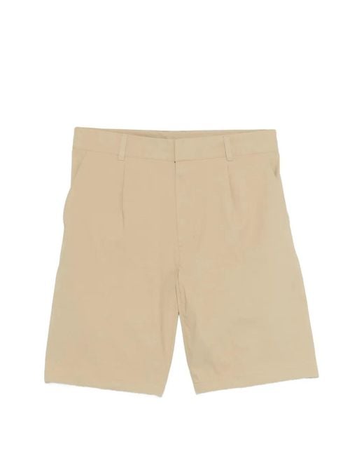 Oakley Natural Pleated Bermuda Shorts for men